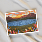 Peaks At Sunset