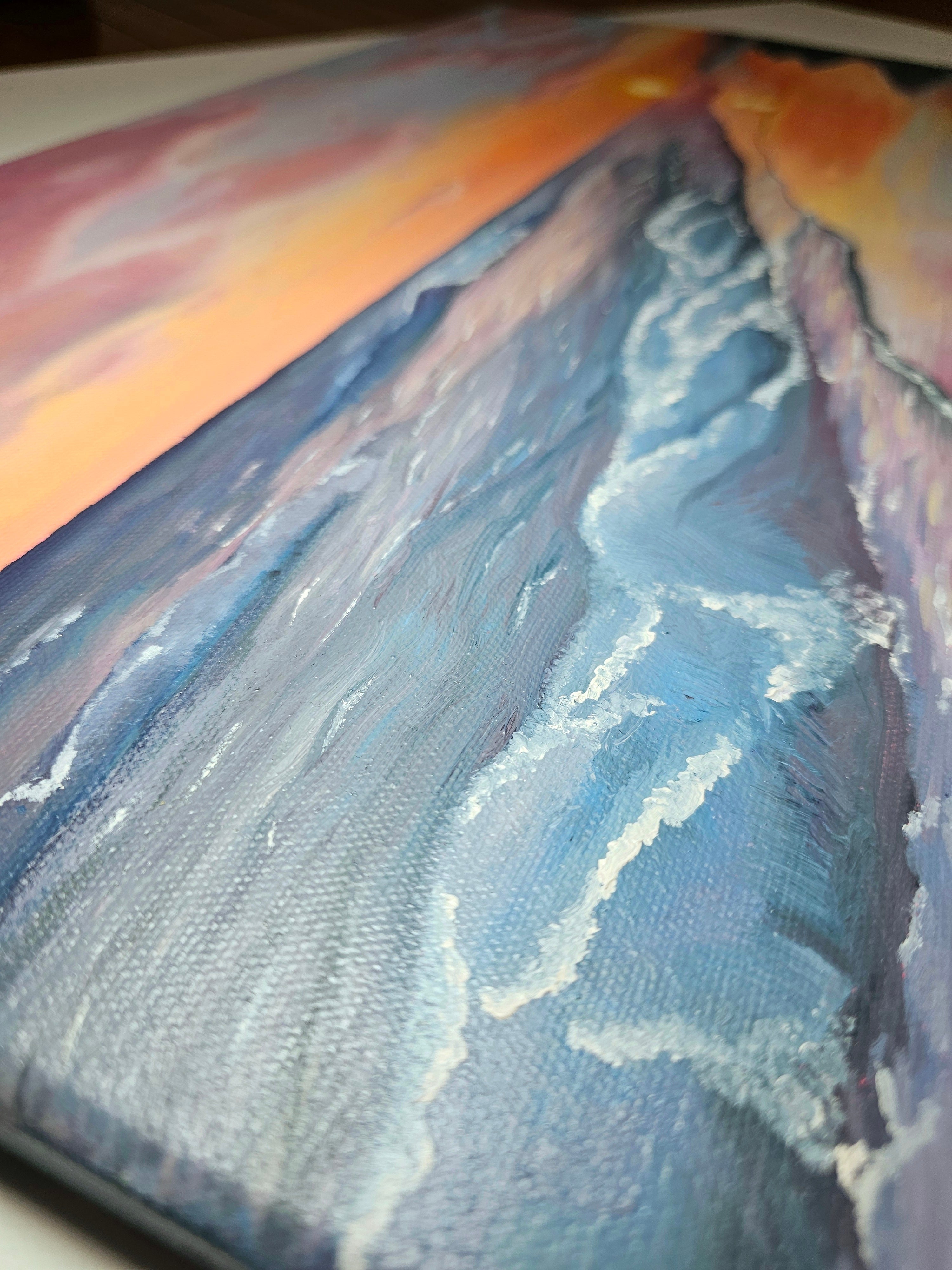 Waves at Sunset
