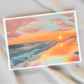 Waves at Sunset