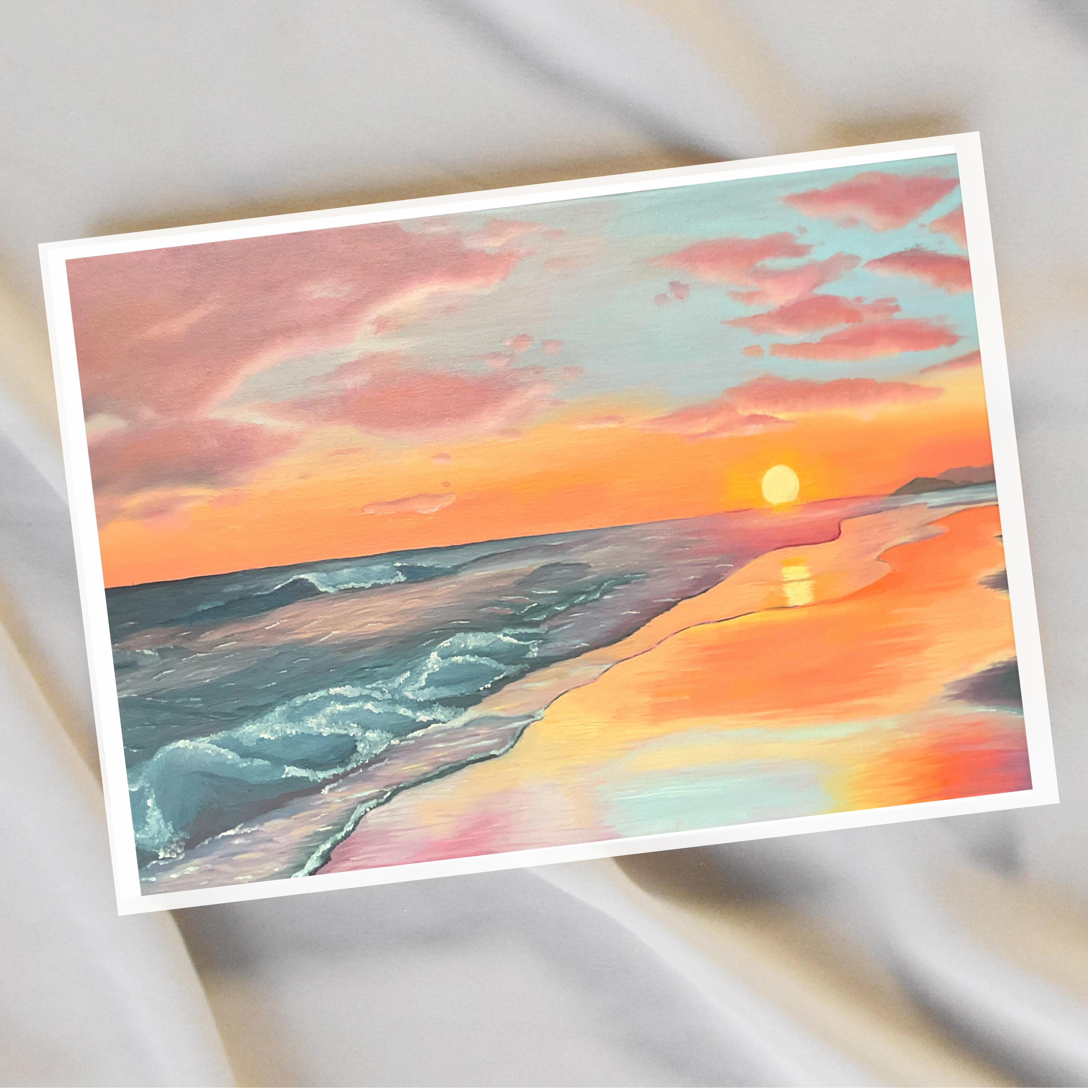 Waves at Sunset