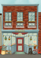 Morning at the Flower Shop